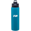 28 Oz. Neon Blue H2go Surge Aluminum Water Bottle